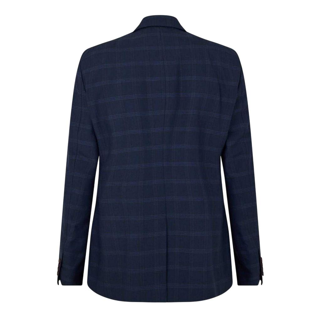 Ted Baker Mens Rust Plaid Flap Pocket Suit Jacket