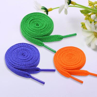 1 Pair Soft Flat Shoelaces Wear-resistant Compact Great Friction