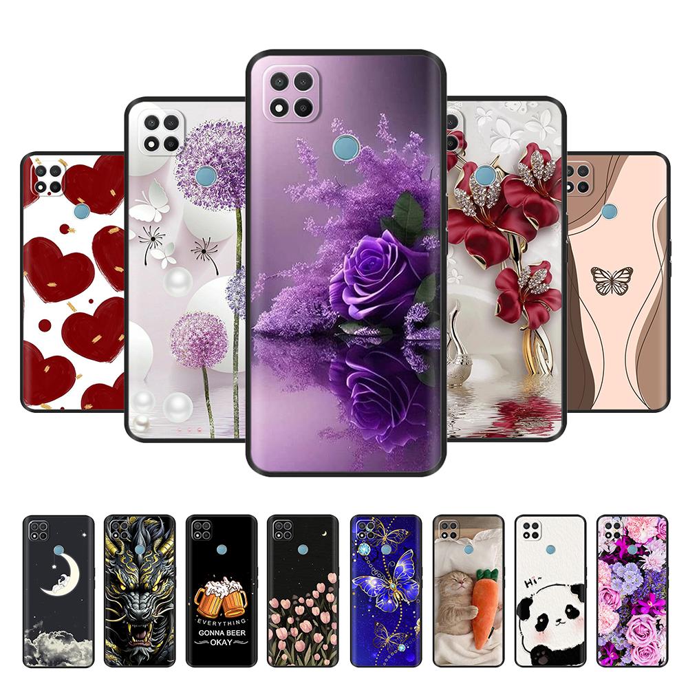 For Redmi 9C Case Creative Panda Phone Shell Soft Silicone Phone Cover For Redmi 9C NFC Cases For Xiaomi Redmi 9C 9 C Fundas