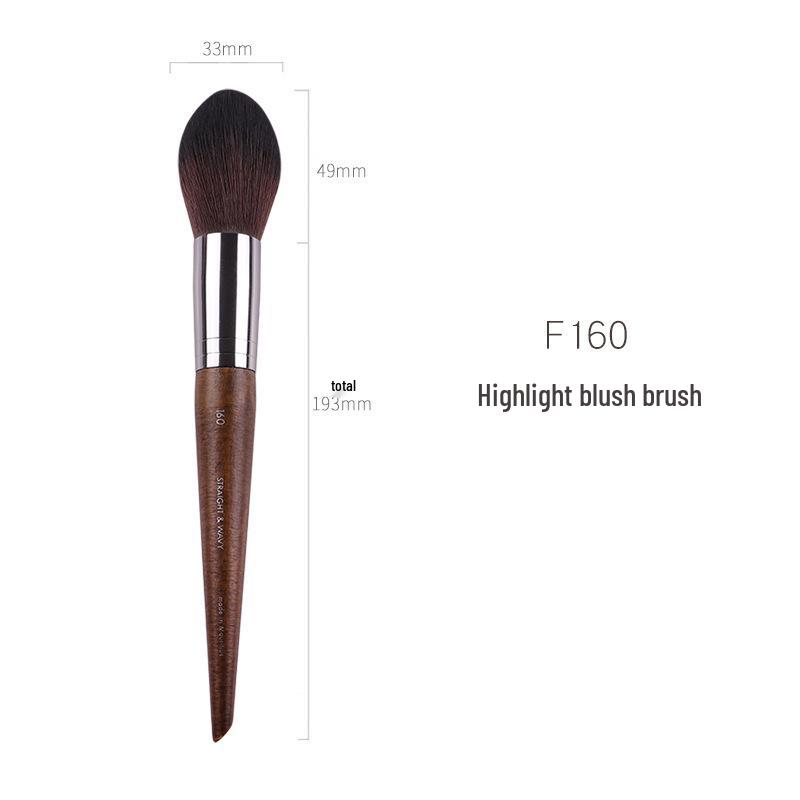 Zhenzhi Hall Soft Makeup Brush Set: Foundation, Concealer, Powder & Eyeshadow Brushes