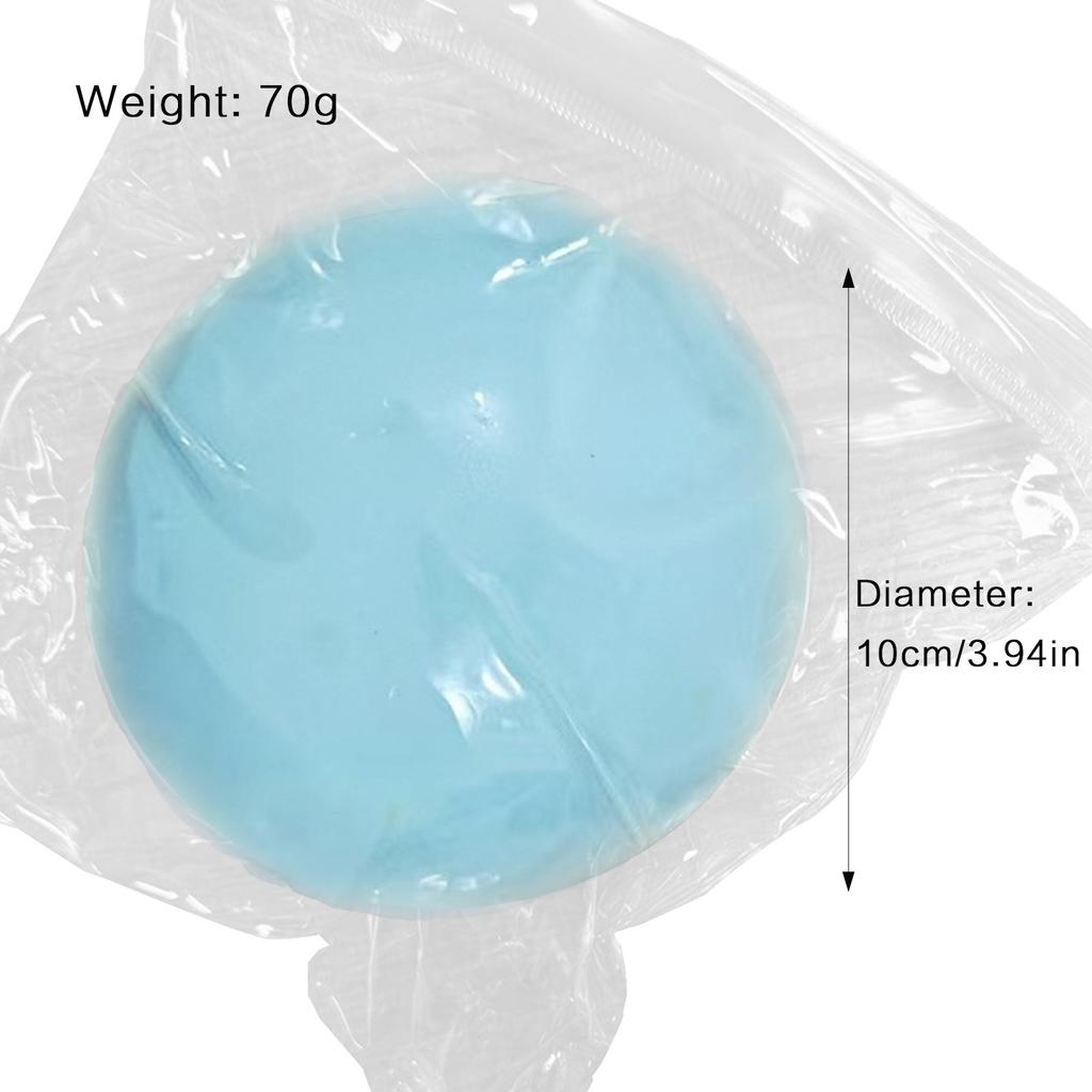 10cm Large Flowing Cheese Ball Stress Relief Toy Soft and Squishy TPR Material for Relaxation