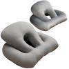 Dotcom Prime Nap Pillow, Face-Down Desk Pillow, Reversible Cotton Cushion, Gray