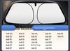 Foldable Titanium Silver Car Sunshade with Heat Insulation and UV Protection