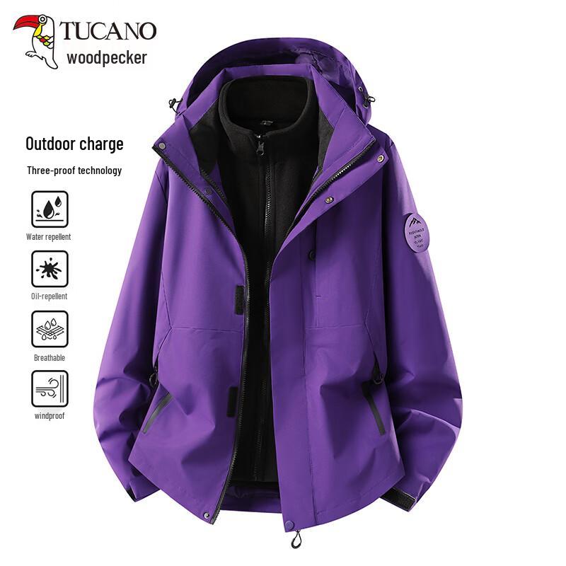 TUCANO 3-in-1 Outdoor Waterproof Mountaineering Jacket