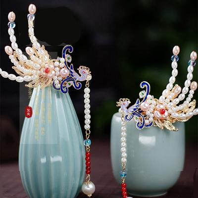 Tassel Chinese Style Hairpin Phoenix Hanfu Headwear Antique Hanfu Hair Stick  Cheongsam