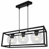 HANGING LAMP CAGE ELEGANT GLASS BALL