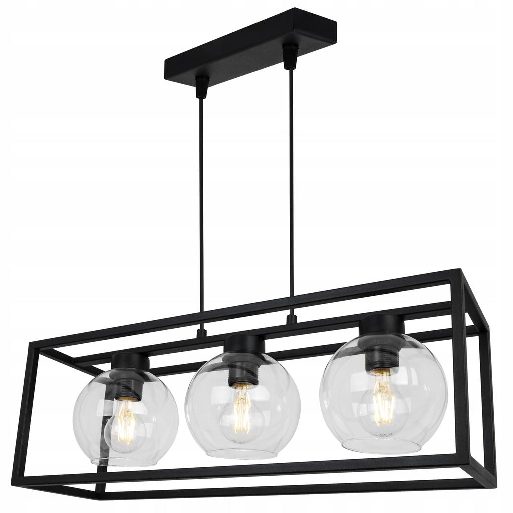 HANGING LAMP CAGE ELEGANT GLASS BALL