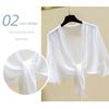 Short Tulle Shawl Chiffon Women Tops Thin Jacket Sun Protection Clothing  Women