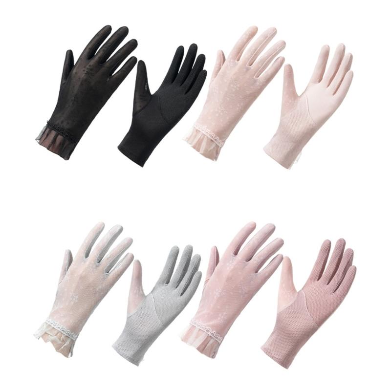1 Paar Leichte Outdoor-Handschuhe Touchscreen-Funktion Anti-Rutsch-Handschuhe zum Fahren und Radfahren