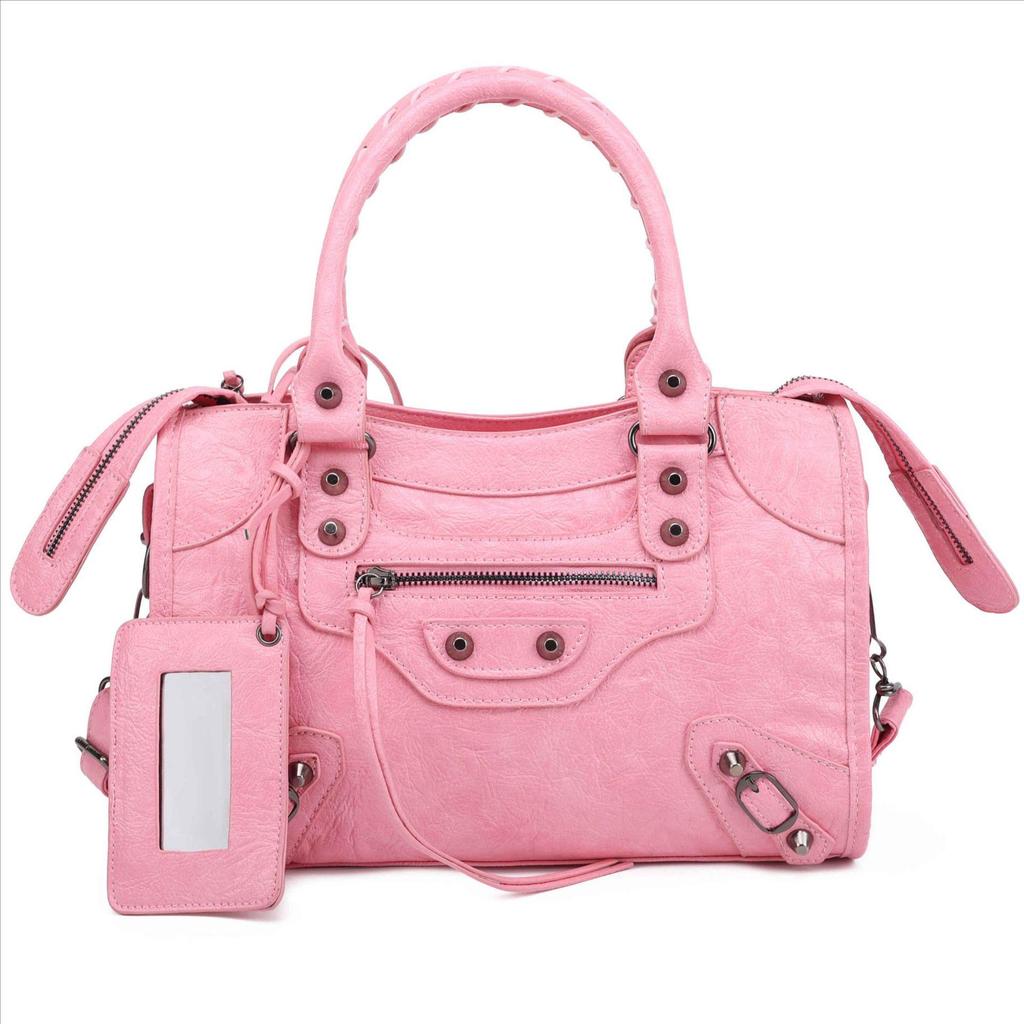 Women's Mini Crossbody Tassel Bag - Medium/Small Size, Motorcycle Style