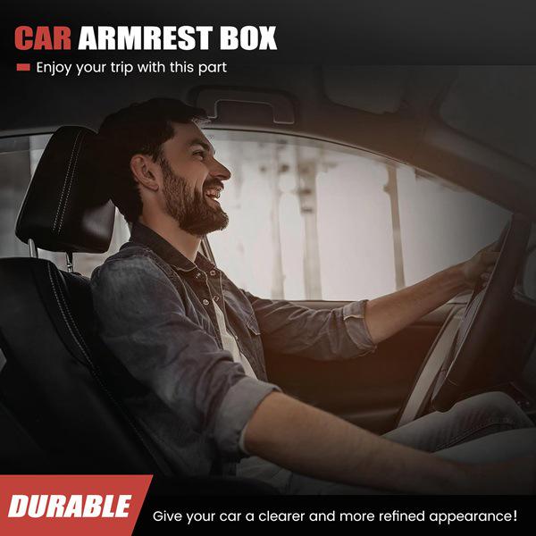 Compatible Armrest for 15-19 Smart Fortwo/Forfour 453 Center Console