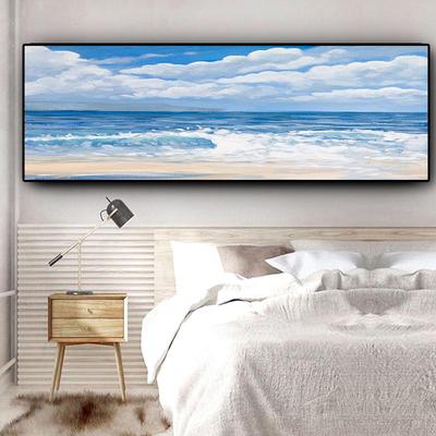 Natürliche Himmel Ozean Meer Strand Landschaft Panorama Abstrakte Leinwand Malerei Poster und Drucke Wand Kunst Bild für Wohnzimmer