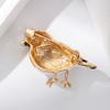 Trendy Enamel Bird Shaped Brooch Korean Inspired Jewelry Gift For Her Unique Clothing Dress Pin Accessory
