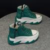 Thick-soled fashion small women's shoes autumn and winter new versatile high-top thin sneakers