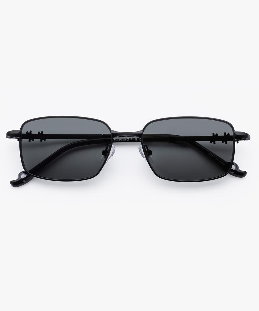 Likkeullou Rc Stainless Steel Amon Sunglasses Black