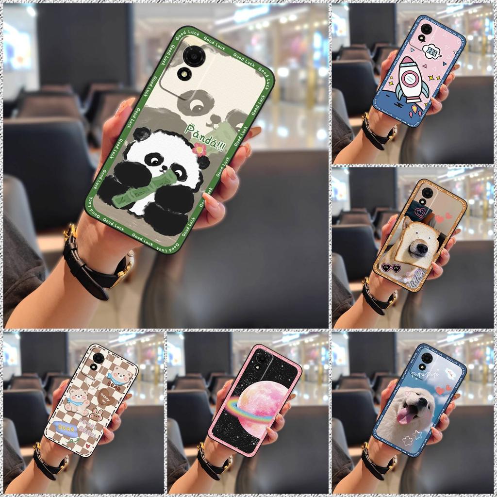 Back Cover Shockproof Phone Case For TCL 501/T433D Cartoon Fashion Design Silicone Soft Case Graffiti Protective Cute
