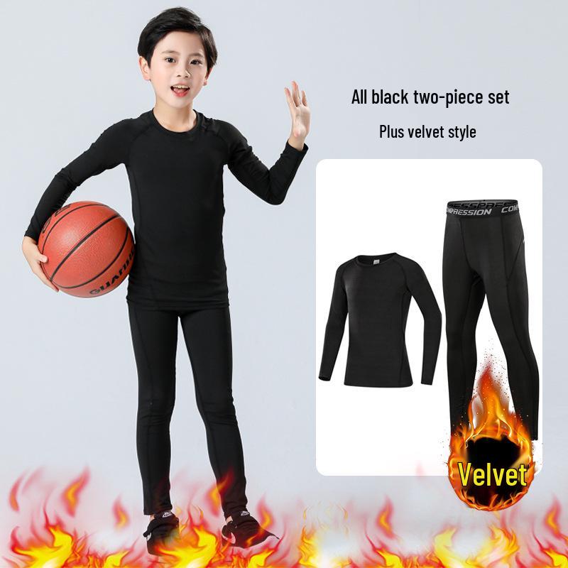 Kinder Schnelltrocknende Sport-Basisschicht: Body für Basketball, Fußball und Fitness - Ideal für Herbst/Winter.