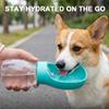 Portable Dog Water Bottle 300ML Leak Proof Pet Travel Water Cup Outdoor Walking Drinking Bowl for Small Medium Large Dogs Cats