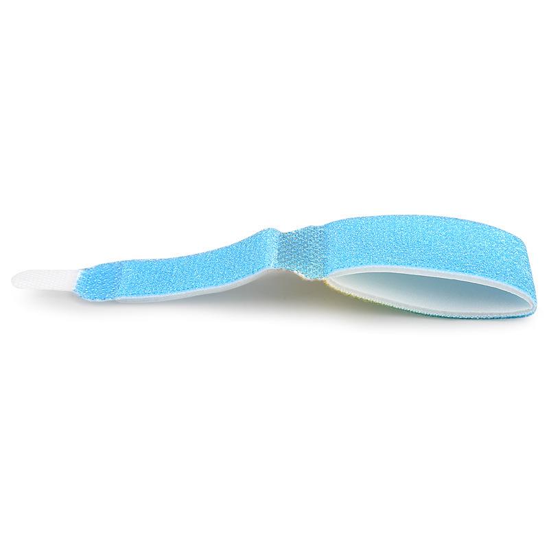 Gradient Toe & Finger Separators with Colorful Strips and Velcro Stretch Bands Small