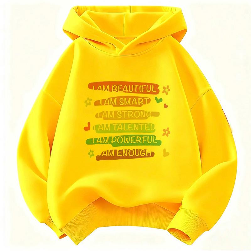 Lovely Fashion Letter Printed Hoodie Kids Children's SweatshirtCasual Hoody