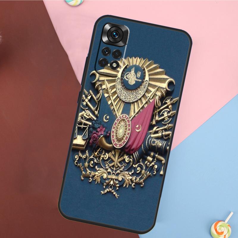 

Ottoman Empire Coat Of Arms Cover For Xiaomi Redmi Note 13 Pro 14 12 11 9 10 9S 10S 11S 12S Redmi 14C 10C 12C 13C Case Redmi Note 13ProPlus