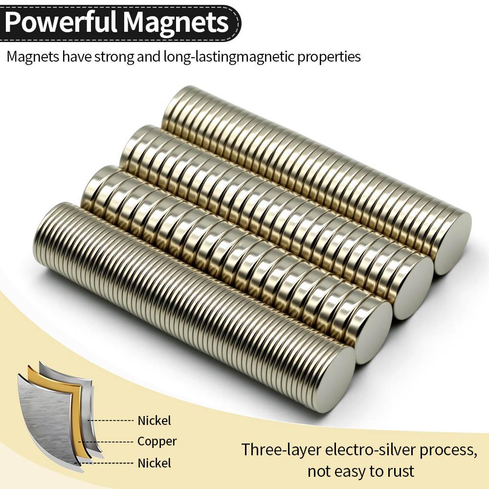 Super Strong Neodymium Magnet N35 NdfeB Permanent Magnetic imanes Round Powerful Magnets Refrigerator 20x2 20x3 20x5 25x2 25x3mm