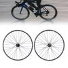 27.5In MTB Wheelset Aluminum Alloy Disc Brake Ready(441lbs Load Capacity) - Quick Release Front Rear Black Mountain Bike Wheels