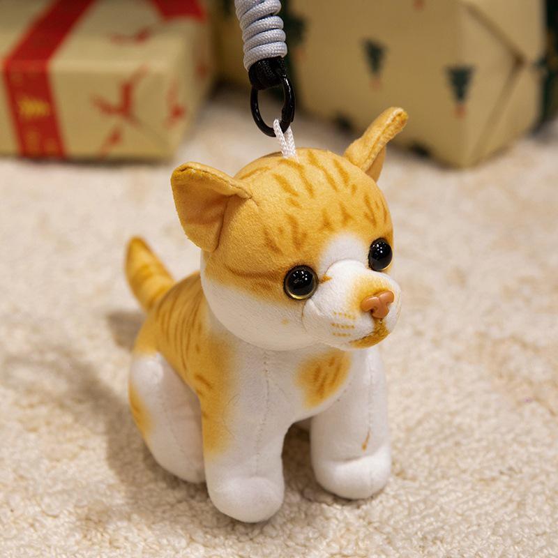 Cross-border Animal Plush Toy Pendant: Tiger, Panda, Giraffe, Leopard, Lion Doll Ornament