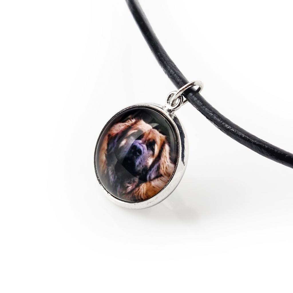 Leonberger - necklace pendant with your photo, handmade, handcrafted jewelry by Art-Dog brand