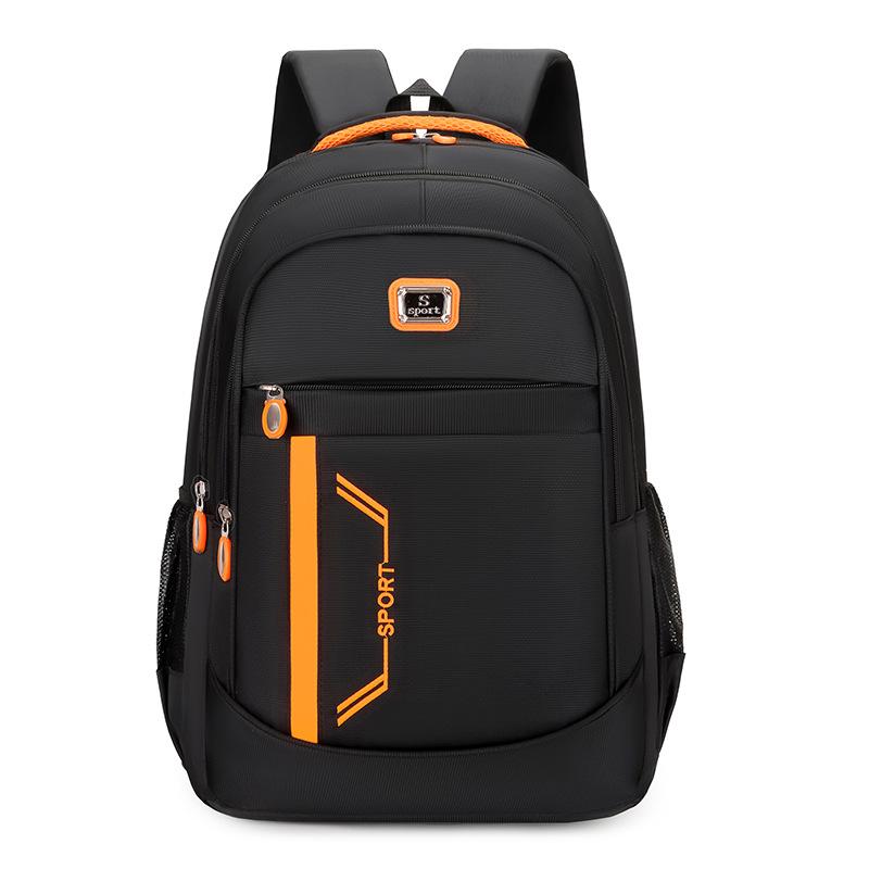 Sac à dos unisexe, couleur unie, imperméable et respirant, mode d'affaires décontractée, assorti avec tout, économie quotidienne, nouvelle collection