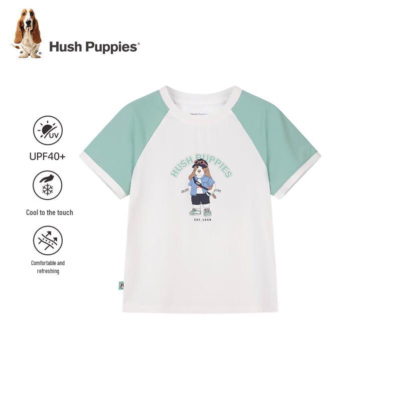 Hush Puppies Kids UPF40+ Cooling Sun-Protective Short Sleeve T-Shirt 140