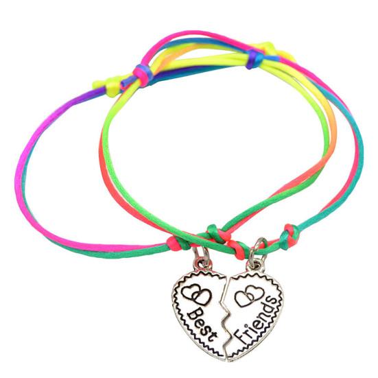 

Женский браслет с резным сердцем для девочек и лучших друзей, подарок лучшего друга #4