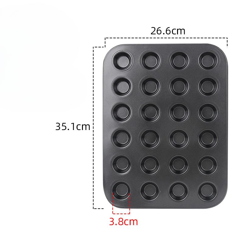 Набор из 6 и 12 круглых форм для торта из углеродистой стали с антипригарным покрытием, формы для выпечки торта