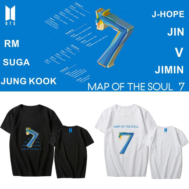Von Kpop Bts Das Soul7 T-Shirt Bangtan Boys Kurzarm T-Shirts Oberteile