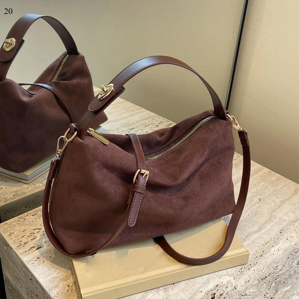 suede fabric Women’s Handbag Fashi Trend Shoulder Bag For Women High Capacity Women’s Messenger Bag 2026