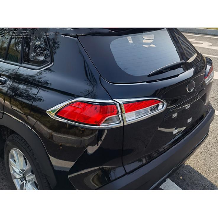 Chrome Rear Tail Light Lamp Cover Trim Frame For Toyota Corolla Cross