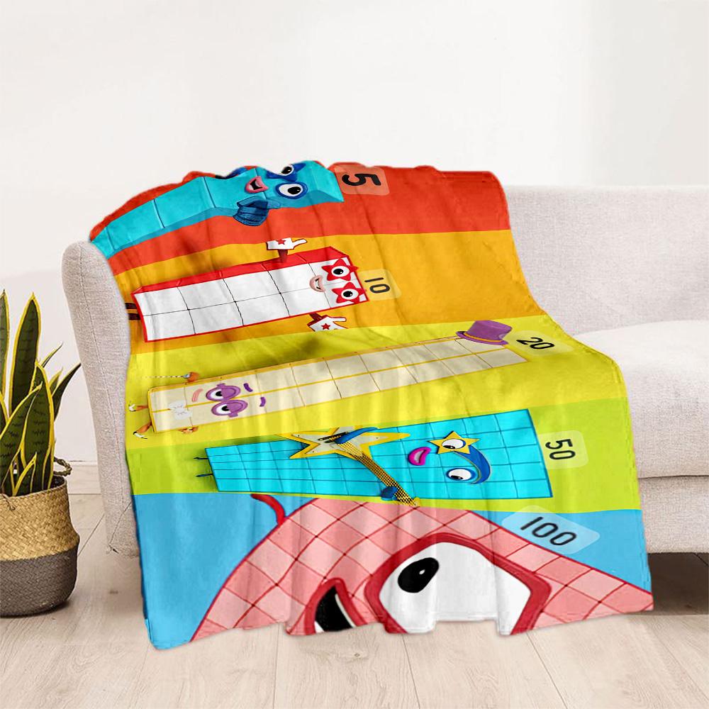 Numberblocks Blanket Soft & Cozy Suitable for Picnics Couch Bed for All Occasions Modern Style Best Holiday Gift for Friends Family