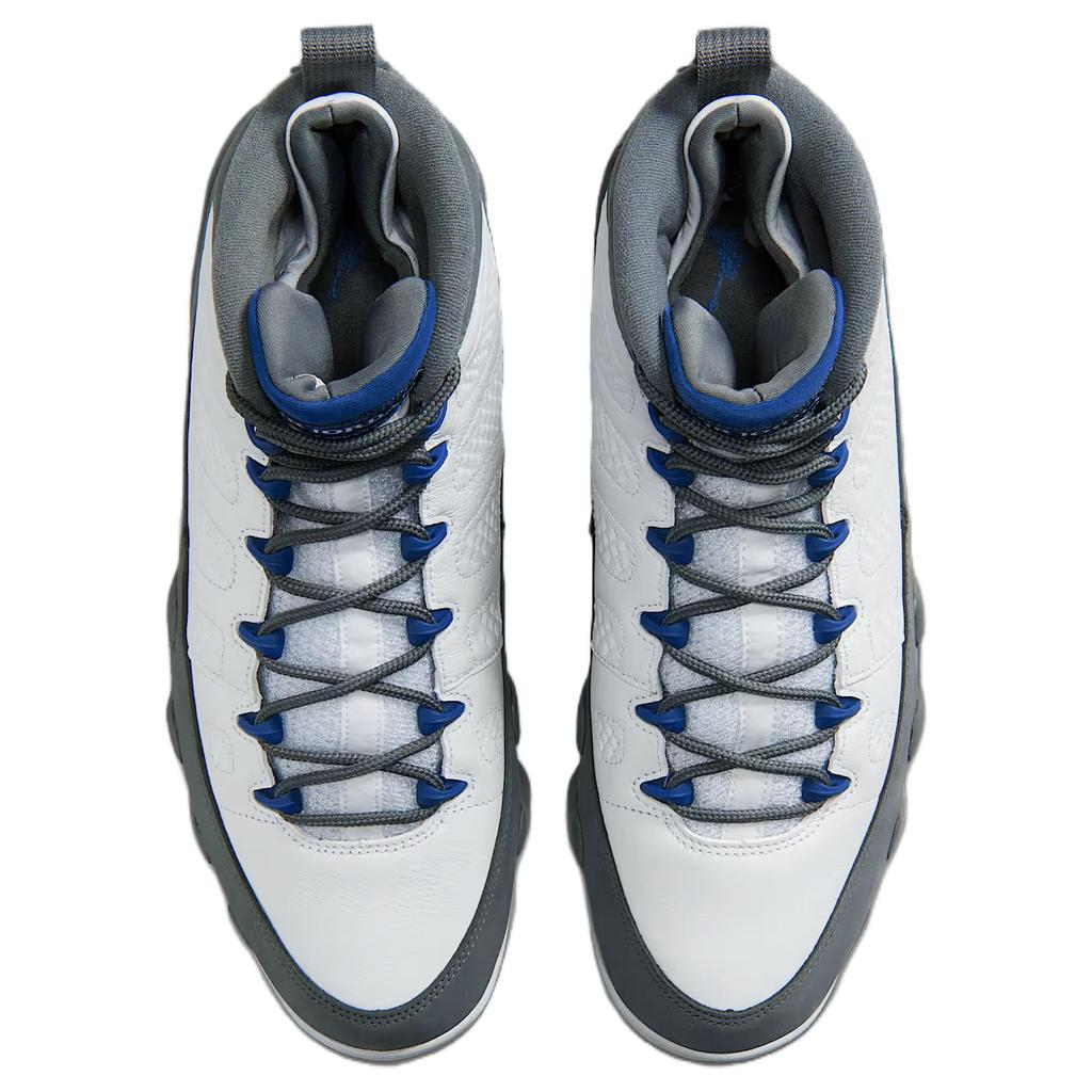 Air Jordan 9 Retro Flint Grey 2026 Men Sneakers White French-Blue HV4794-100