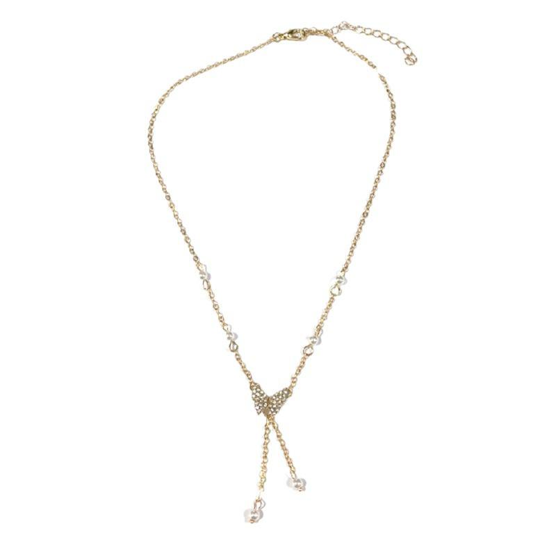 Butterfly Clavicle Choker Necklace - Light Luxury Style for Women