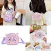Lightweight Pu Toddler Backpack Charming Sequin Cartoon Bear Bag For Children