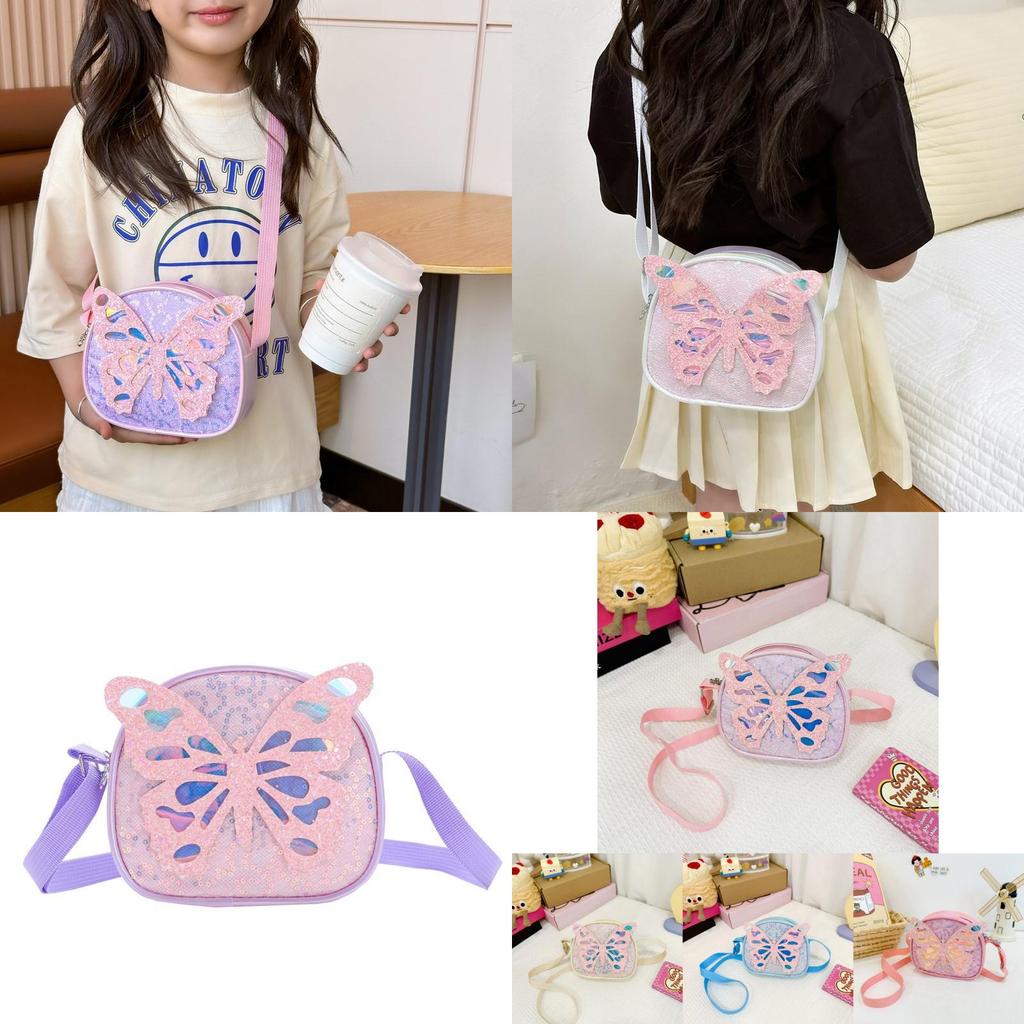 Lightweight Pu Toddler Backpack Charming Sequin Cartoon Bear Bag For Children