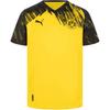 T-shirty Męskie Żółte Dekolt V 780088-01