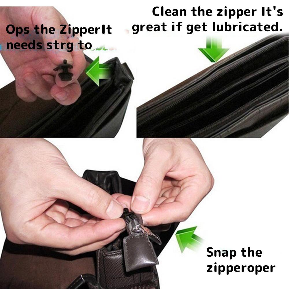 Reversible Zipper Double Sided Zip Head Puller Fixer Jacket Sliders Repair Replacement Tools