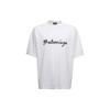 Balenciaga Script Logo T-shirt 'White/Black' Men's 612966TMVB49040