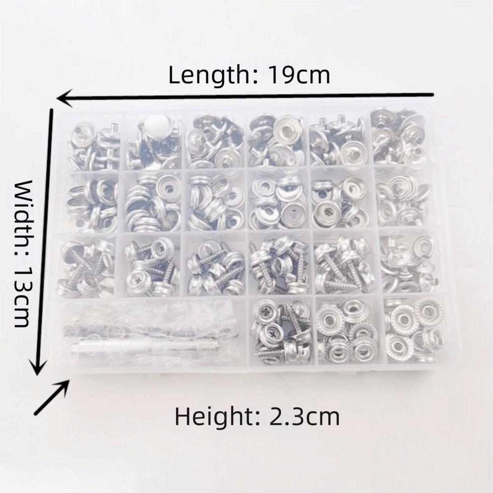 3/8" Socket Canvas Snap 15mm Size Stainless Steel Snap Fastener  Sewing Leather Products