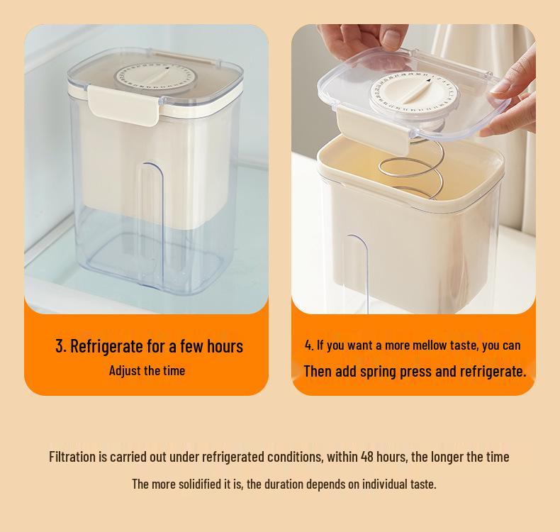 Elegant Multifunctional Yogurt and Cheese Maker with Filtration and Refrigeration