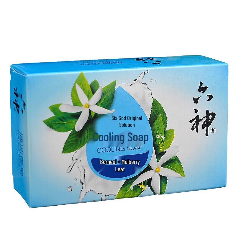 Liu Shen Cooling Soap with Borneol & Mulberry (5x108g)