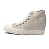 Chuck Taylor Casual Series Comfortable High-Top Canvas Shoes Women Sneakers Beige 551556C