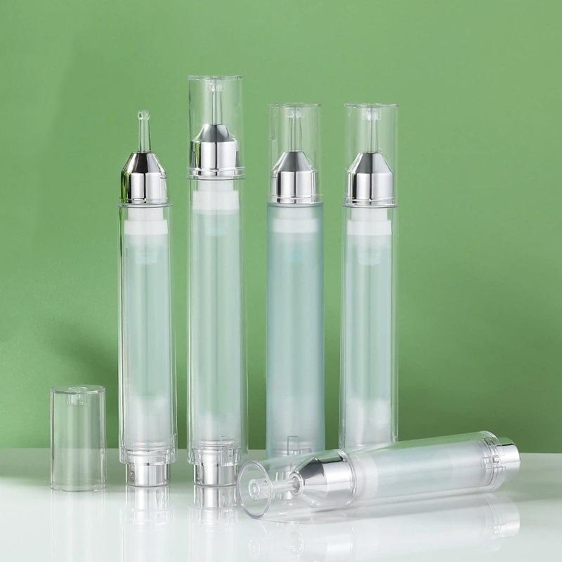 Leakproof Empty Airless Pump Bottle 1Pcs 5/10/15ml Portable Dispenser for DIY Eye Cream Serum Essential Oil Trip & Daily Use