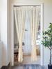 1PC Beige Lace Small Square with Tassel Curtains, Living Room Bedroom Door Curtains, Windows, Holiday Party Decorations